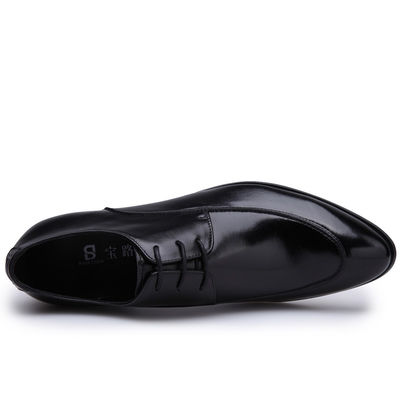 Bedrijfsvriendelijke mannen schoenen, zomer mannen bruine kanten schoenen