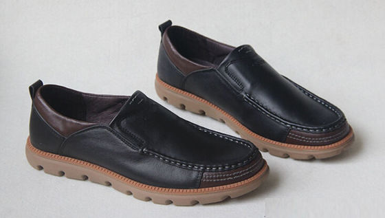 Full Grain Leather Casual Shoes Soft Comfortable Driving Shoes Voor mannen