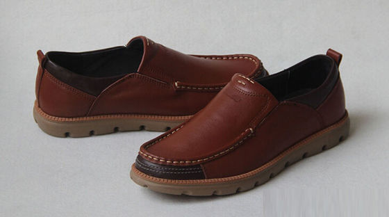 Full Grain Leather Casual Shoes Soft Comfortable Driving Shoes Voor mannen