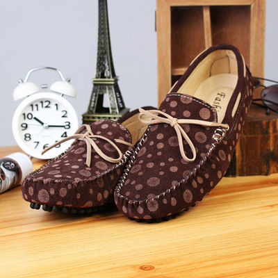 Mensen leerloafers voor vrijetijdsbesteding 41 - 45 maat Mensen suede casual schoenen