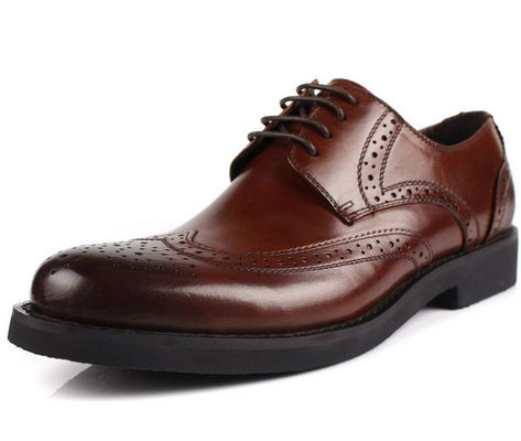 Europe Design Mensen Brogue Schoenen Boot Stijl Full Grain Leather Mensen Dress Shoes