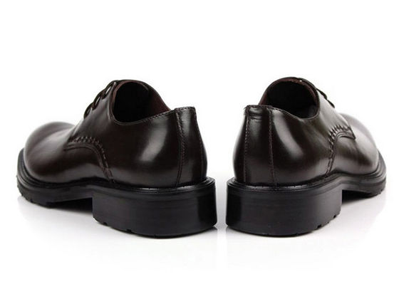 Handgemaakte schoenen Mensen Zwarte kanten Up Dress schoenen Comfortabel met dikke platforms