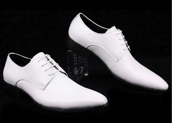 Witte huid mannen bruidsjurk schoenen Comfortabel / ademend / warm met kalfsleer
