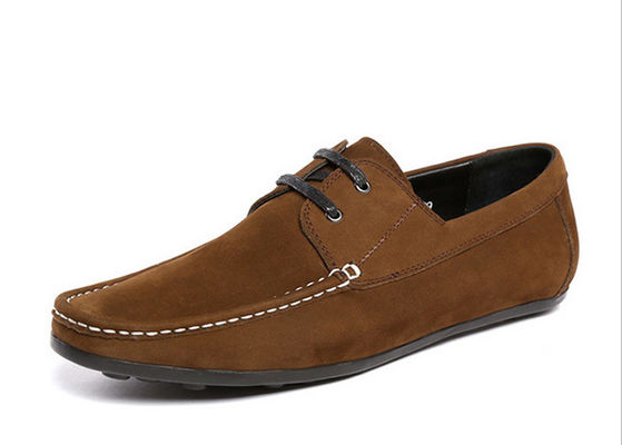 Fashion Flats Mensen Lederen Loafers Luxe Handgemaakte Suede Schoenen