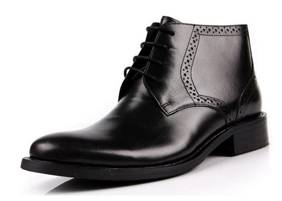 Koeienleer Mensen enkelschoenen High class Gebrand leder schoenen