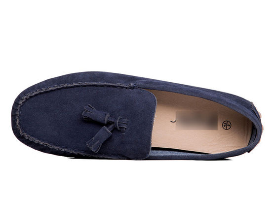 Stichting Style Flats Mensen Zwarte rijschoenen, Moccasin - Gommino Suede Rijschoenen