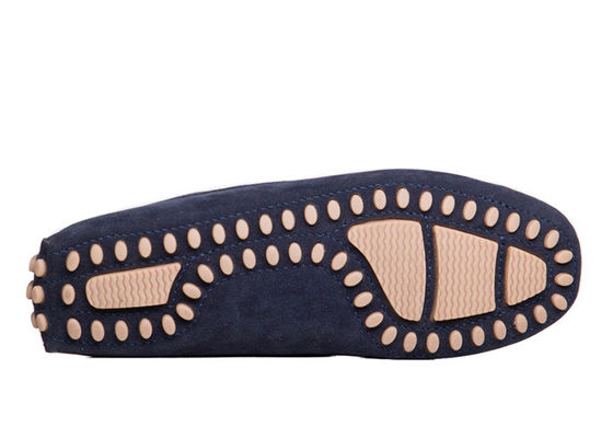 Stichting Style Flats Mensen Zwarte rijschoenen, Moccasin - Gommino Suede Rijschoenen