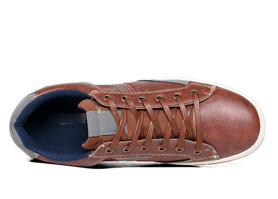 Leder naaien mannen kanten up sneakers Casual mannen slip op oxford schoenen voor de zomer