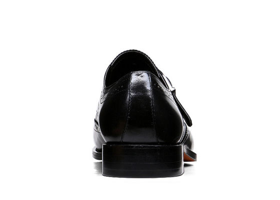 Mensenjurken zwart Echt Lederen Brogue Style Schoenen