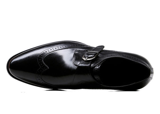 Mensenjurken zwart Echt Lederen Brogue Style Schoenen