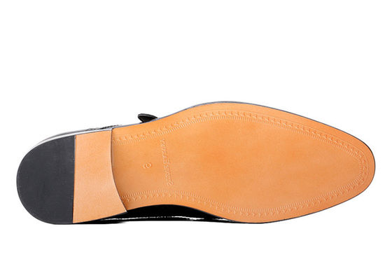 Mensenjurken zwart Echt Lederen Brogue Style Schoenen