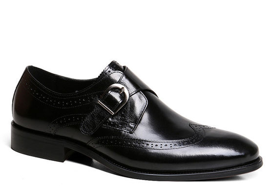 Mensenjurken zwart Echt Lederen Brogue Style Schoenen