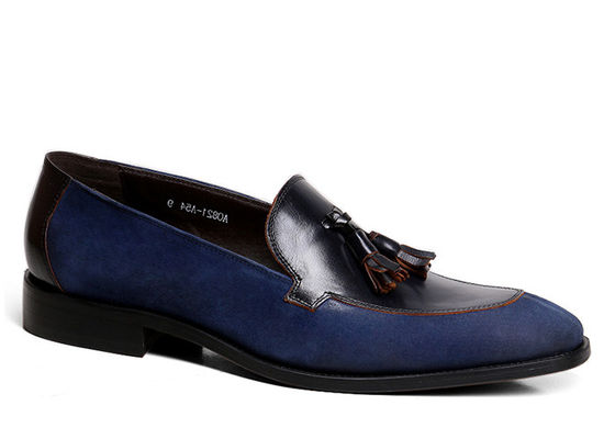 Volwassenen Mens Suede Penny Loafers Flat Slip On Mens Moccasin Lederschoenen
