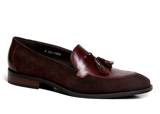 Tassel Penny Suede Lederen Dress Schoenen, Lente / Herfst Mens Lederen Slip On Schoenen