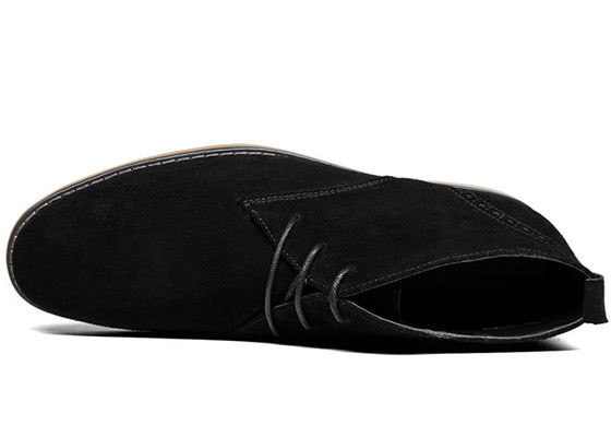 Mode Mens Suede enkelschoenen Echt leer Mensen Winterjurk schoenen