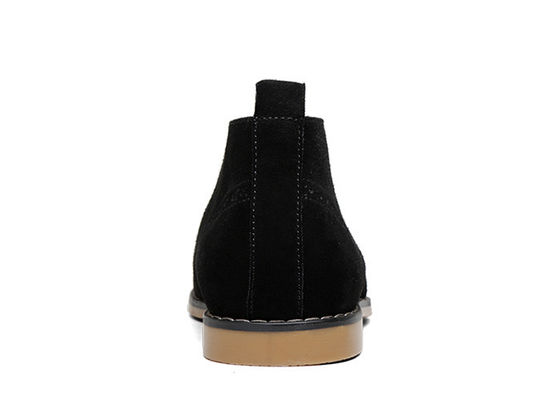 Mode Mens Suede enkelschoenen Echt leer Mensen Winterjurk schoenen