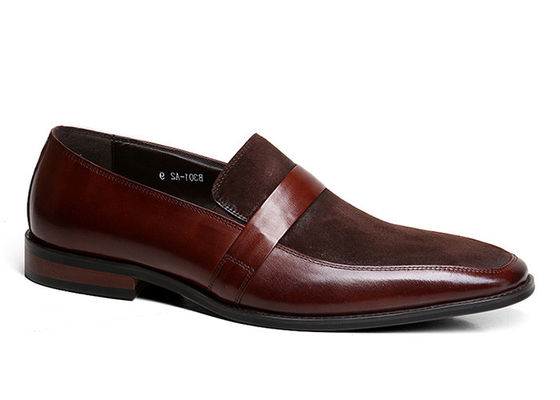 Klassieke Mensen Lederen Loafers Naaien Handgemaakte Lederen Kleding Schoenen Voor Banket