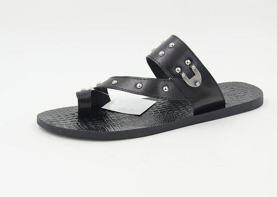 Home Mens Echte Lederen Flip Flops Zomer Strand Sandalen Slippers