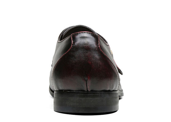 Custom Mensen Schoenen Handgemaakte Bruine Monk Strap Schoenen