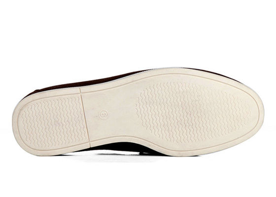 Duurzame heren casual schoenen Tassels Flat Loafer Mensen Bruine lederen rijschoenen