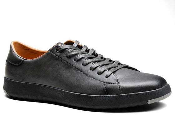 Lente / Herfst Mensen Lace Up Leer Sneakers Modieus Wandelen Mode Schoenen Mannen Sneakers