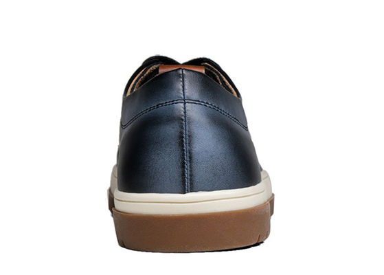 Leer Ronde Toe Mensen Lace Up Sneakers Mode Mensen Skateboard Schoenen