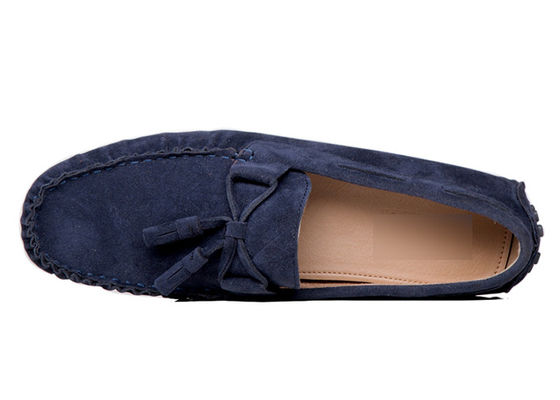 Ademloze Flat Tie Up Schoenen Ronde Toe Fashion Suede Leer Dress Schoenen