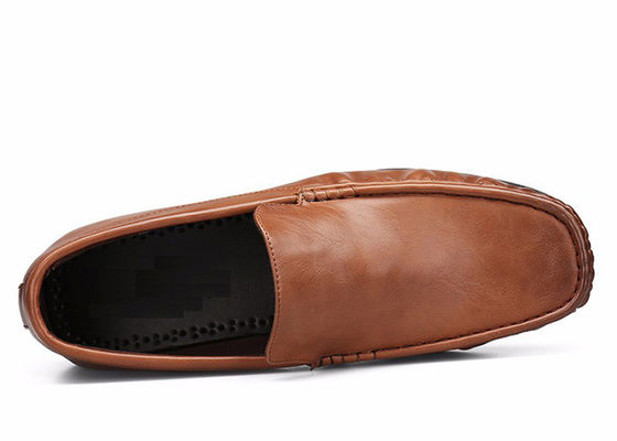 Slip On Mens Soft Moccasin Schoenen Echt Lederen Flats Gommino Rijschoenen