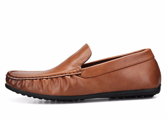 Slip On Mens Soft Moccasin Schoenen Echt Lederen Flats Gommino Rijschoenen