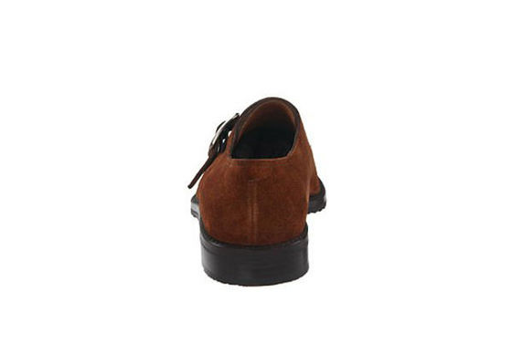 Handgemaakte Oxford schoenen, echte leren schoenen met riem.