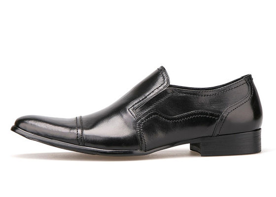Lente / Herfst Mensen Lederen jurk Schoenen Vierkante Toe Flats Formele zakelijke schoenen