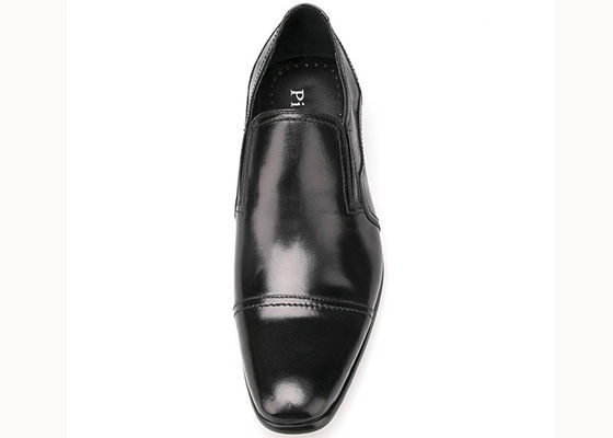 Lente / Herfst Mensen Lederen jurk Schoenen Vierkante Toe Flats Formele zakelijke schoenen