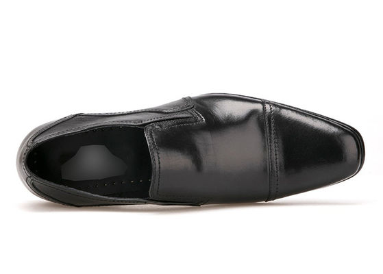 Lente / Herfst Mensen Lederen jurk Schoenen Vierkante Toe Flats Formele zakelijke schoenen