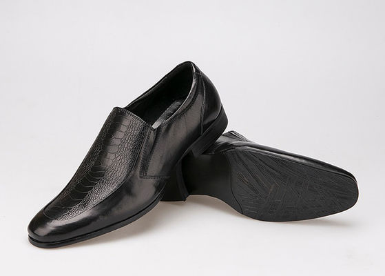 Slip On Round Toe Men Formal Dress Schoenen Oxford Stijl Full Grain Leather Dress Schoenen
