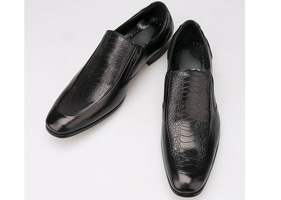 Slip On Round Toe Men Formal Dress Schoenen Oxford Stijl Full Grain Leather Dress Schoenen