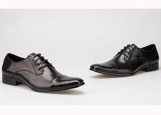 Business Mensen Kleding Schoenen Britse Stijl Echte Lederen Lace Up Brogue Schoenen