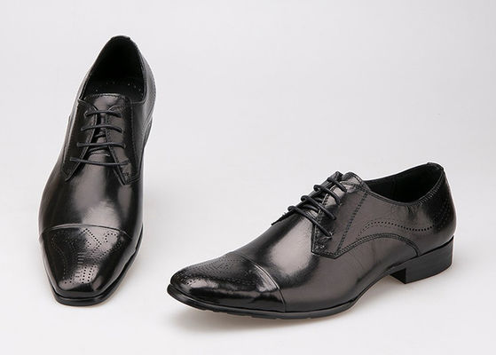 Business Mensen Kleding Schoenen Britse Stijl Echte Lederen Lace Up Brogue Schoenen