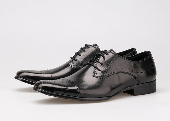 Business Mensen Kleding Schoenen Britse Stijl Echte Lederen Lace Up Brogue Schoenen