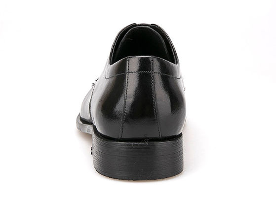 Italiaanse Mensen Lederschoenen Zwarte kantenschoenen Voor kantoor