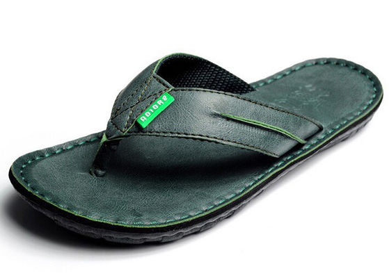 Flip Flop Mensen Lederschoenen op maat Mensen Zomer Designer Slip On Shoes