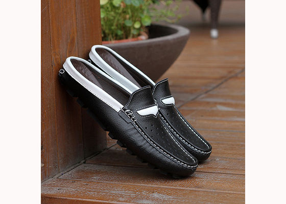 Mode Zomer Echt leder Mensen Sandalen / Mensen Koeien Slippers