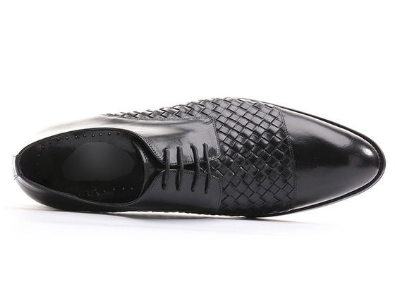 Business BV Oxfords Mensen Casual Dress Schoenen, Mensen Zwarte Lace Up Schoenen Voor Feest
