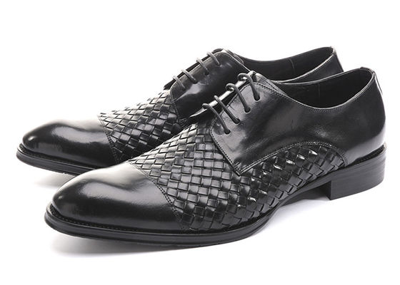 Business BV Oxfords Mensen Casual Dress Schoenen, Mensen Zwarte Lace Up Schoenen Voor Feest