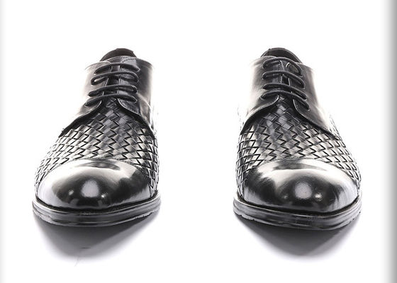 Business BV Oxfords Mensen Casual Dress Schoenen, Mensen Zwarte Lace Up Schoenen Voor Feest