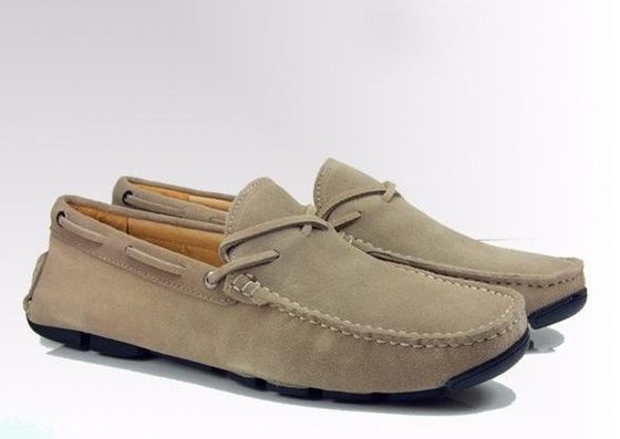 Niet-slip zachte, aangepaste fluwelen loafers, casual fluwelen slip op schoenen mannen