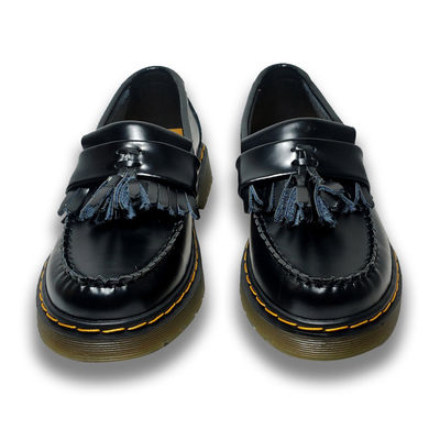 Oxford Echt Lederen Damesjurk Schoenen Wear Resistent Zwart