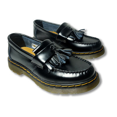 Oxford Echt Lederen Damesjurk Schoenen Wear Resistent Zwart