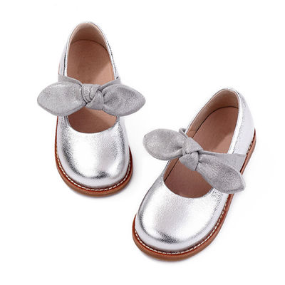 Meisjes leer ballerina platte schoenen, comfortabele Mary Jane jurk schoenen