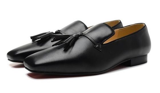 Hoge klasse mannen jurk schoenen patent leer vierkante teen tennis masculino platte rivet