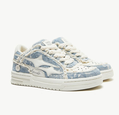 Casual Women Leather Sneaker American Style Trendy Dames Denim Canvas Schoenen